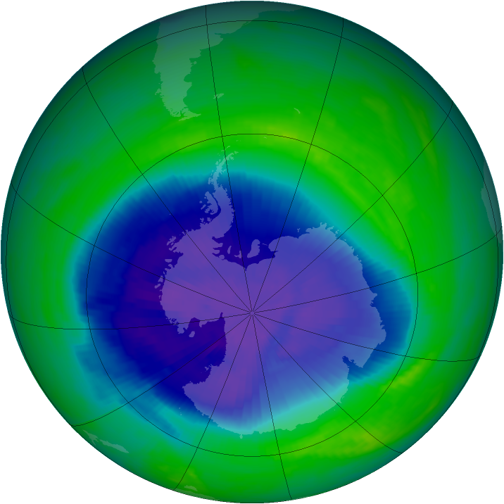 Ozone Map 1990-10-20
